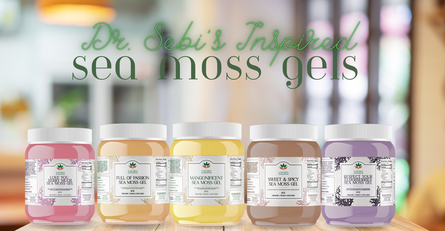 Dr. Sebi's Inspired Sea Moss Gels